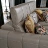 Woods Oti 3 Seater Power Recliner Sofa in Elephant Grey Leather