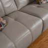 Woods Oti 3 Seater Power Recliner Sofa in Elephant Grey Leather