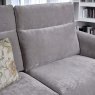 Woods Brodie 3 Seater Sofa with Power and Massage in Granite Fabric