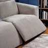 Woods Brodie 2 Seater Sofa with Power and Massage in Granite Fabric