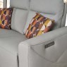 Woods Brodie 2 Seater Sofa with Power and Massage in Grey Leather