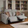 Woods Brodie 2 Seater Sofa with Power and Massage in Grey Leather