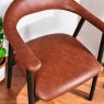 Woods Albi Dining Chair - Retro Brandy / Dark Oak Legs (Set of 2)