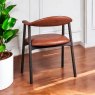 Woods Albi Dining Chair - Retro Brandy / Dark Oak Legs (Set of 2)