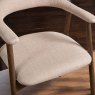 Woods Albi Dining Chair - Beige / Dark Oak Legs (Set of 2)