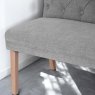 Woods Boston Corner Bench in Grey (Right Hand Facing)