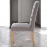 Woods Boston Button Back Dining Chair in Grey (Set of 2)