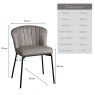 Woods Tristan Grey Dining Chair (Set of 2)