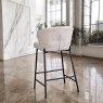 Woods Tristan Cream Fabric Bar Stool (Set of 2)