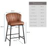 Woods Tristan Tan Bar Stool (Set of 2)