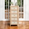 Boho 5 Drawer Tall Chest