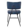 Woods Admiral Dark Blue Dining Chair (Set of 2)