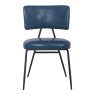 Woods Admiral Dark Blue Dining Chair (Set of 2)