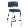 Woods Admiral Dark Blue Bar Stool