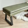 Woods Industrial Bench Seat - Olive Green