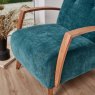 Woods Ibberton Accent Chair in Teal Henderson Chenille