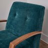 Woods Ibberton Accent Chair in Teal Henderson Chenille