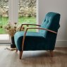 Woods Ibberton Accent Chair in Teal Henderson Chenille