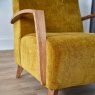 Woods Ibberton Accent Chair in Saffron Henderson Chenille