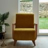 Woods Ibberton Accent Chair in Saffron Henderson Chenille