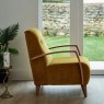 Woods Ibberton Accent Chair in Saffron Henderson Chenille