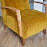 Woods Ibberton Accent Chair in Saffron Henderson Chenille