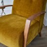 Woods Ibberton Accent Chair in Saffron Henderson Chenille