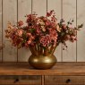 Woods Aluminium Dome Vase in Shiny Brass Finish - Small