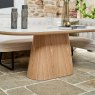 Woods Sutton 200cm Dining Table - Ash with Frampton Corner Bench LHF & 2x Frampton Chairs in White