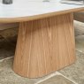 Woods Sutton 200cm Dining Table - Ash with Frampton Corner Bench LHF & 2x Frampton Chairs in White