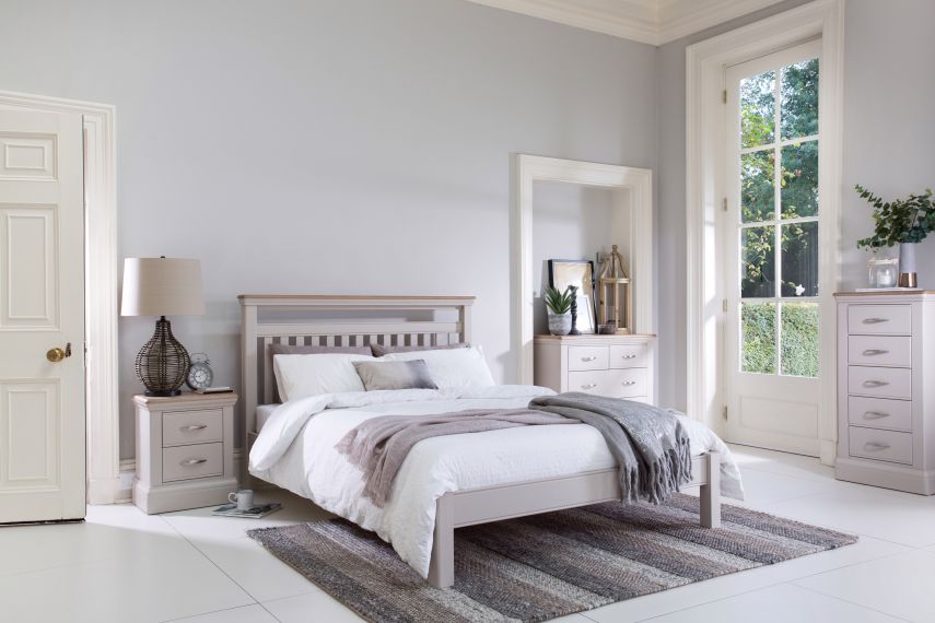 painted grey oak bedroom furniture